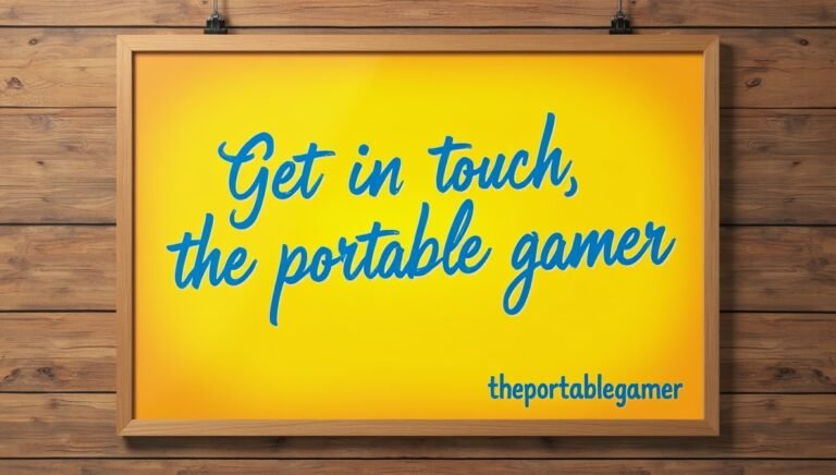 get in touch theportablegamer